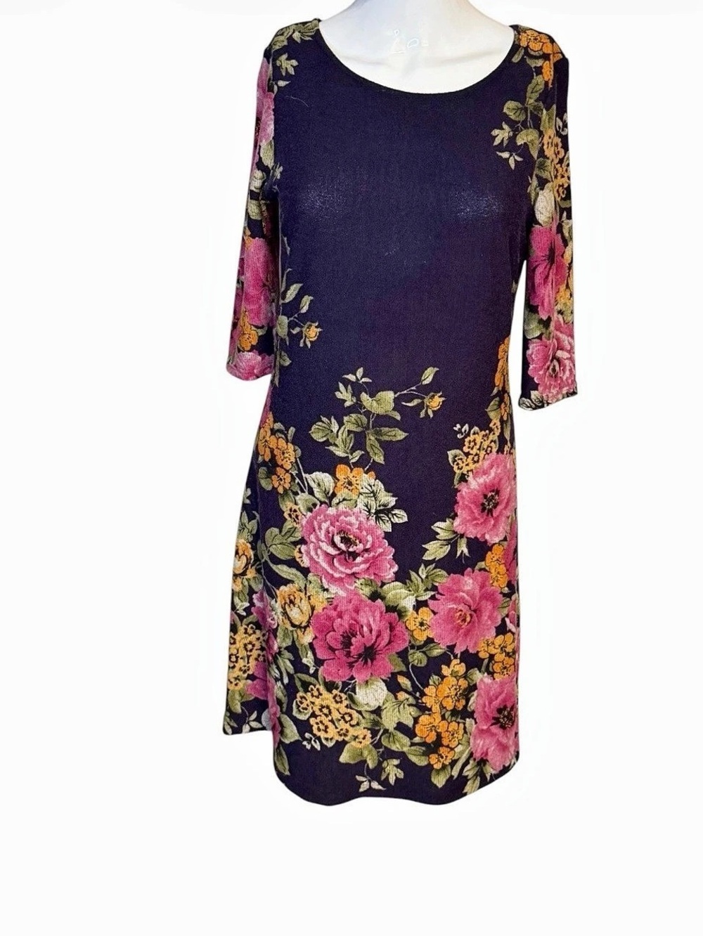 GILLI Floral Mini Dress in Purple & Pink Like New